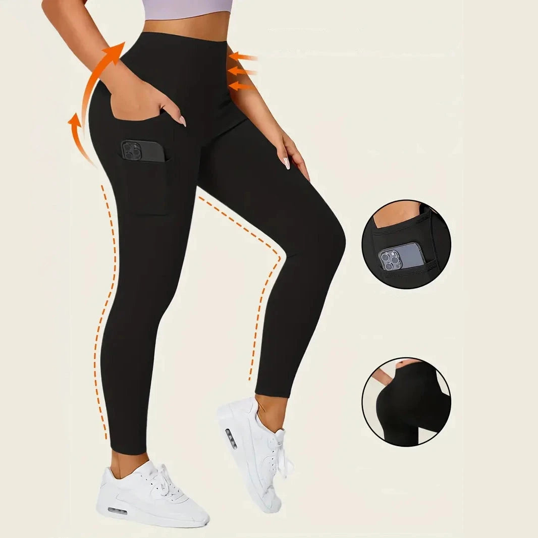 High Rise Butt Lifting Seamless Leggings with Phone Pockets Buy Cheap Explore