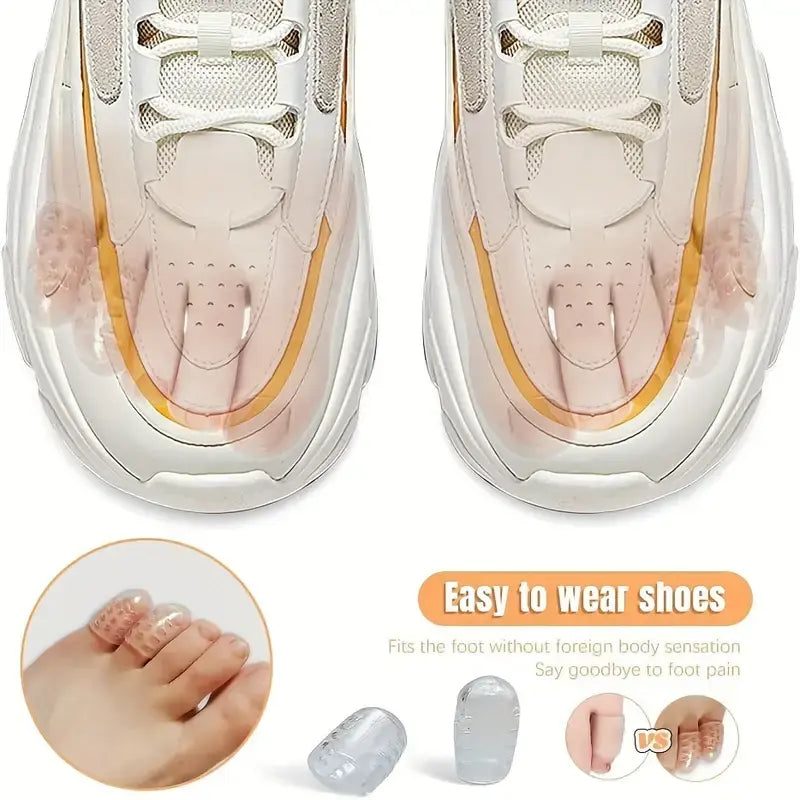 10-Pack: Transparent Toe Protector - Soft and Comfortable Toe Cover Visit New Online