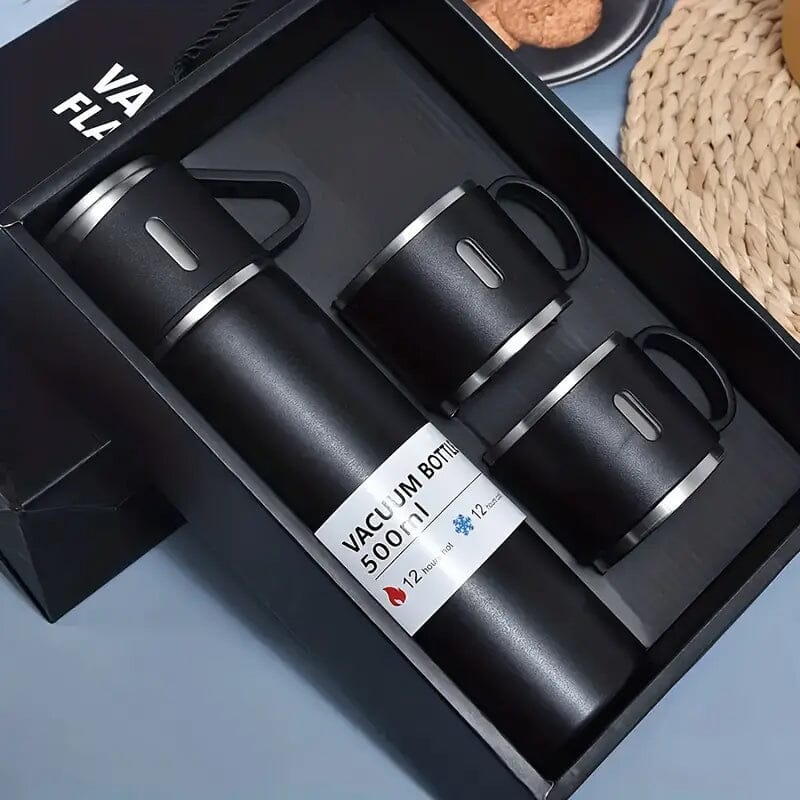 Insulated Stainless Steel Vacuum Flask Set With Credit Card Online
