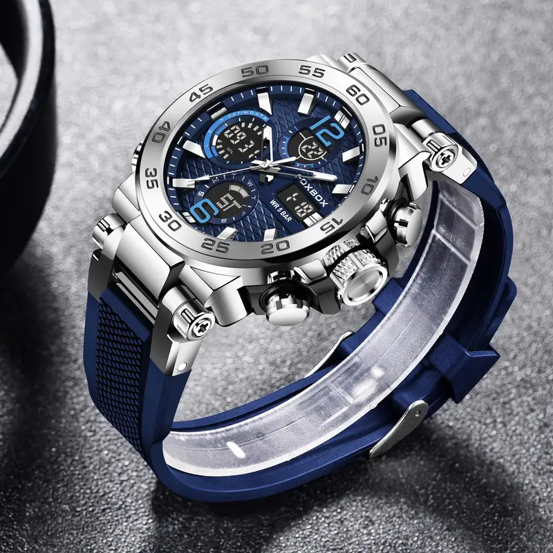 Men Waterproof Dual Display Digital Quartz Watch Cheap Buy