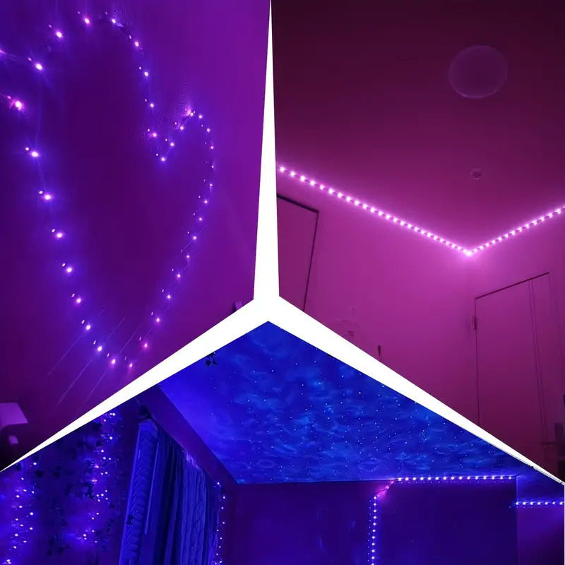 150FT Smart Led RGB LED Lights Music Sync Color Changing Light with App Tumblr