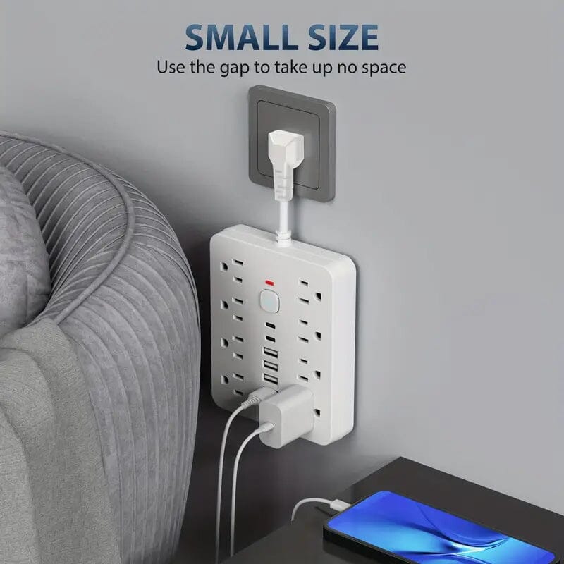 14-in-1 Power Strip with Surge Protection and One-Touch Control Switch Ebay