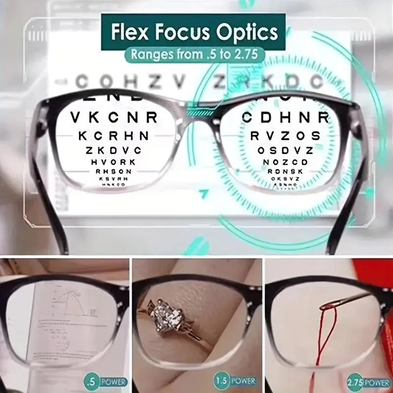 Auto Adjusting Multifocal Reading Glasses for Women and Men Bifocal Readers Free Shipping Limited Edition