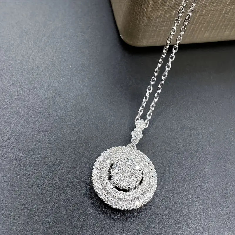 925 Silver Zirconium Oxide Collarbone Necklace Wide Range Of Sale Online