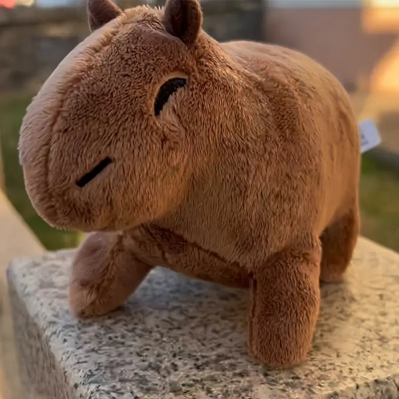 8.8 Inch Simulation Capybara Plush Toy, Lifelike Cute Stuffed Animal 2025 New