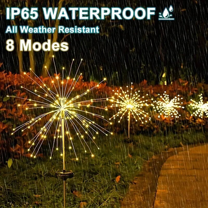 60 LED Multicolor Outdoor Solar Powered Firework Lights Sale Latest