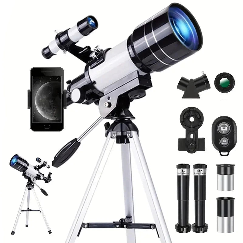 Portable Astronomical 150X Telescope 70mm Aperture Telescope Monocular With Tripod Sale 100% Authentic