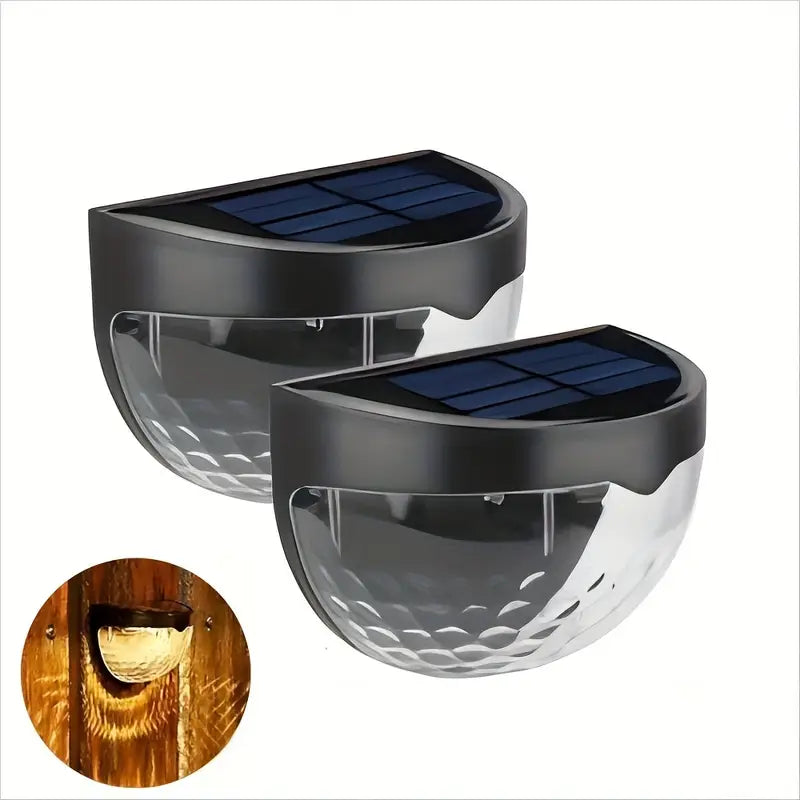 2-Pack: Solar Fence Deck and Wall Lights Collections Cheap Online