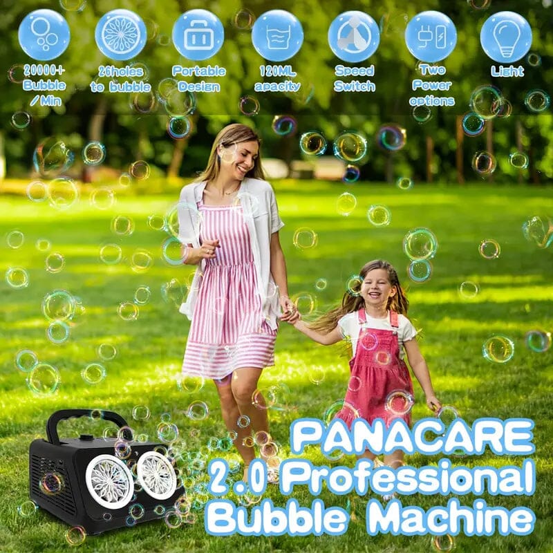 20000+ Bubbles Electric Bubble Machine with 2 Fans The Best Store To Get