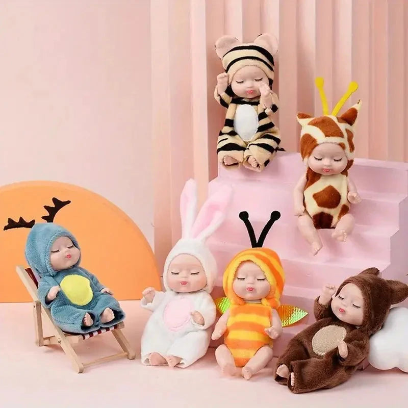 Adorable 4.3 Reborn Doll - Mini Cute Sleeping Youngsters Series Sale Popular