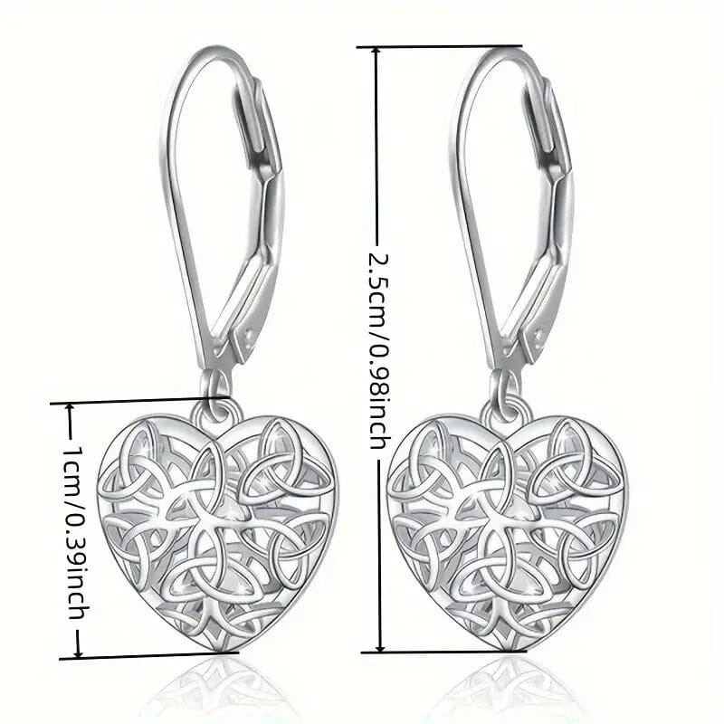 Exquisite Hollow Heart-Shaped Hoop Earrings Clearance Ebay