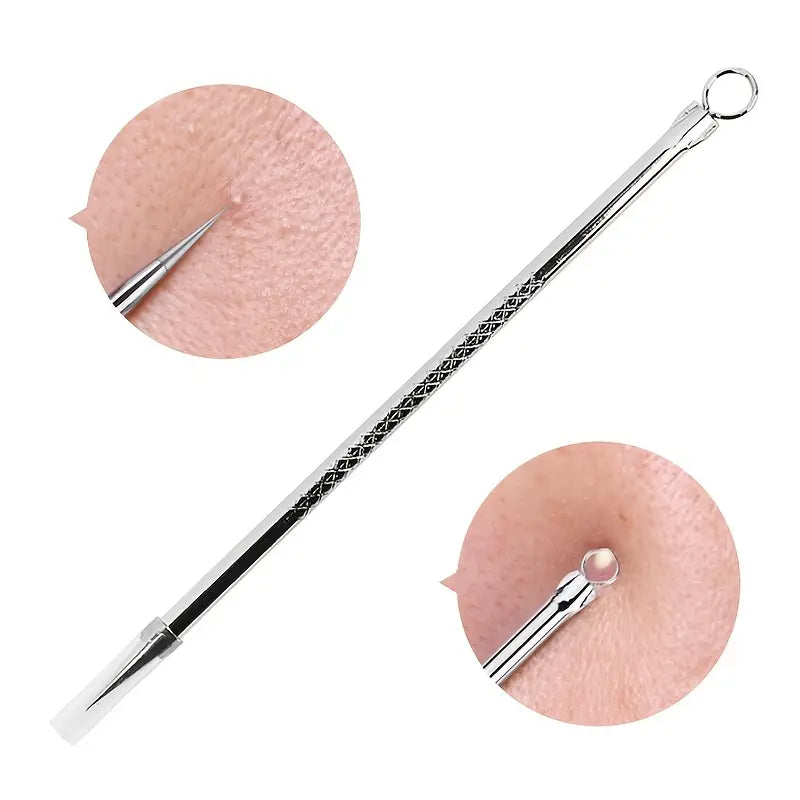 Stainless Steel Pimple Extractor Blackhead Removal Tool For Blemish Whitehead Popping Acne Low Pice Fee Shipping Online