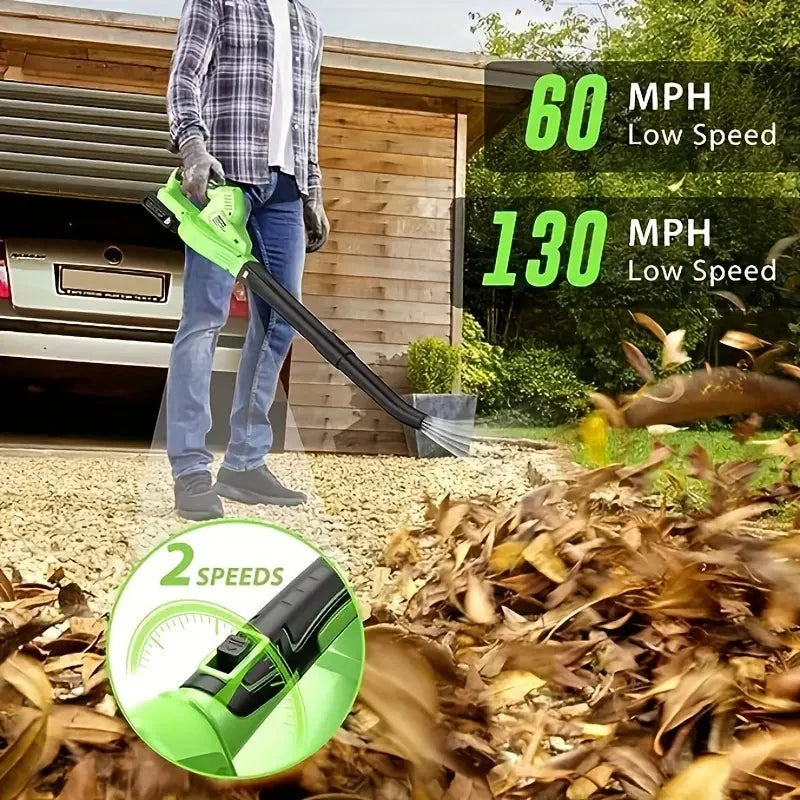 Lightweight Electric Cordless Leaf Blower for Lawn Care With 2 Batteries & Charger Footlocker Pictures