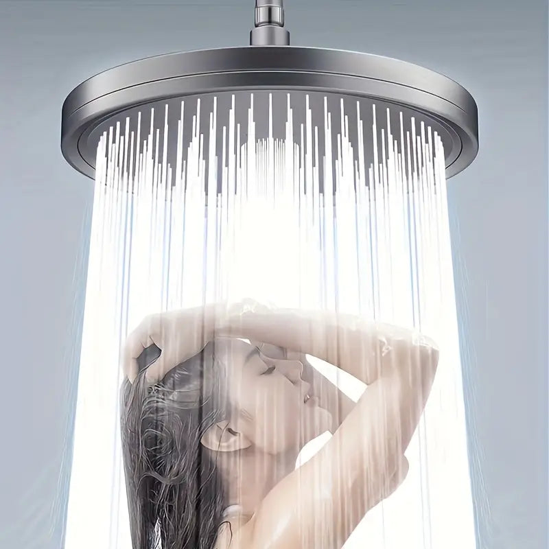 Premium High-pressure Shower Head - Top Spray, Wide Coverage, Lotus Design Sale Explore