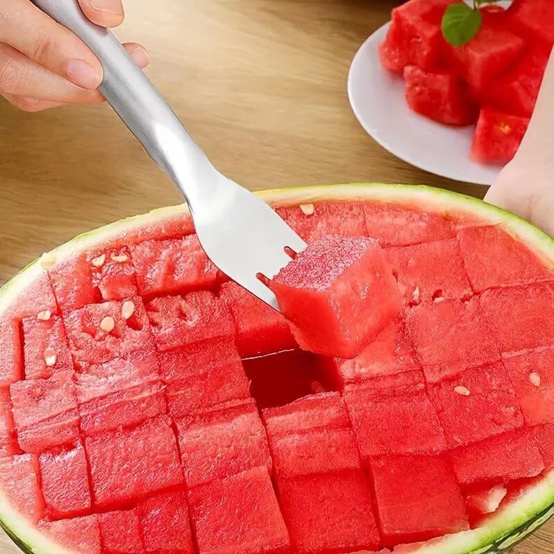 2-in-1 Stainless Steel Watermelon Slicer and Corer Best Sale Online