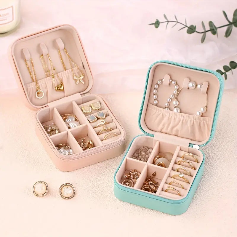 Travel-Friendly Jewelry Organizer - PU Leather Compact Jewelry Box Buy Cheap Many Kinds Of