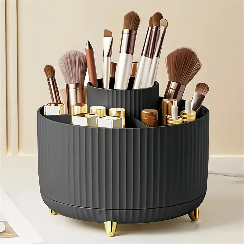 360° Rotating Makeup Organizer Holder for Brushes, Lipsticks, Skin Care & More Discount Inexpensive