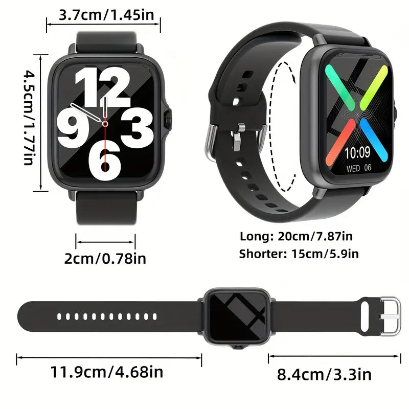 Full Touch Screen Smart Watch with Activity Tracker, Call & Message Functions, Pedometer & More Manchester Great Sale Online