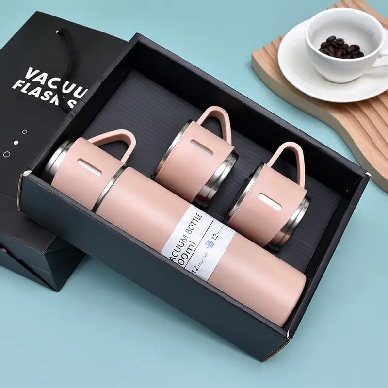 Insulated Stainless Steel Vacuum Flask Set With Credit Card Online