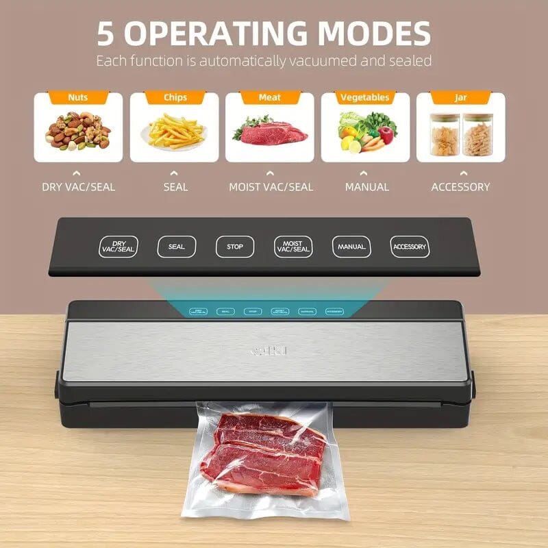 6-in-1 Automatic Food Saver Vacuum Sealer Machine Geniue Stockist For Sale