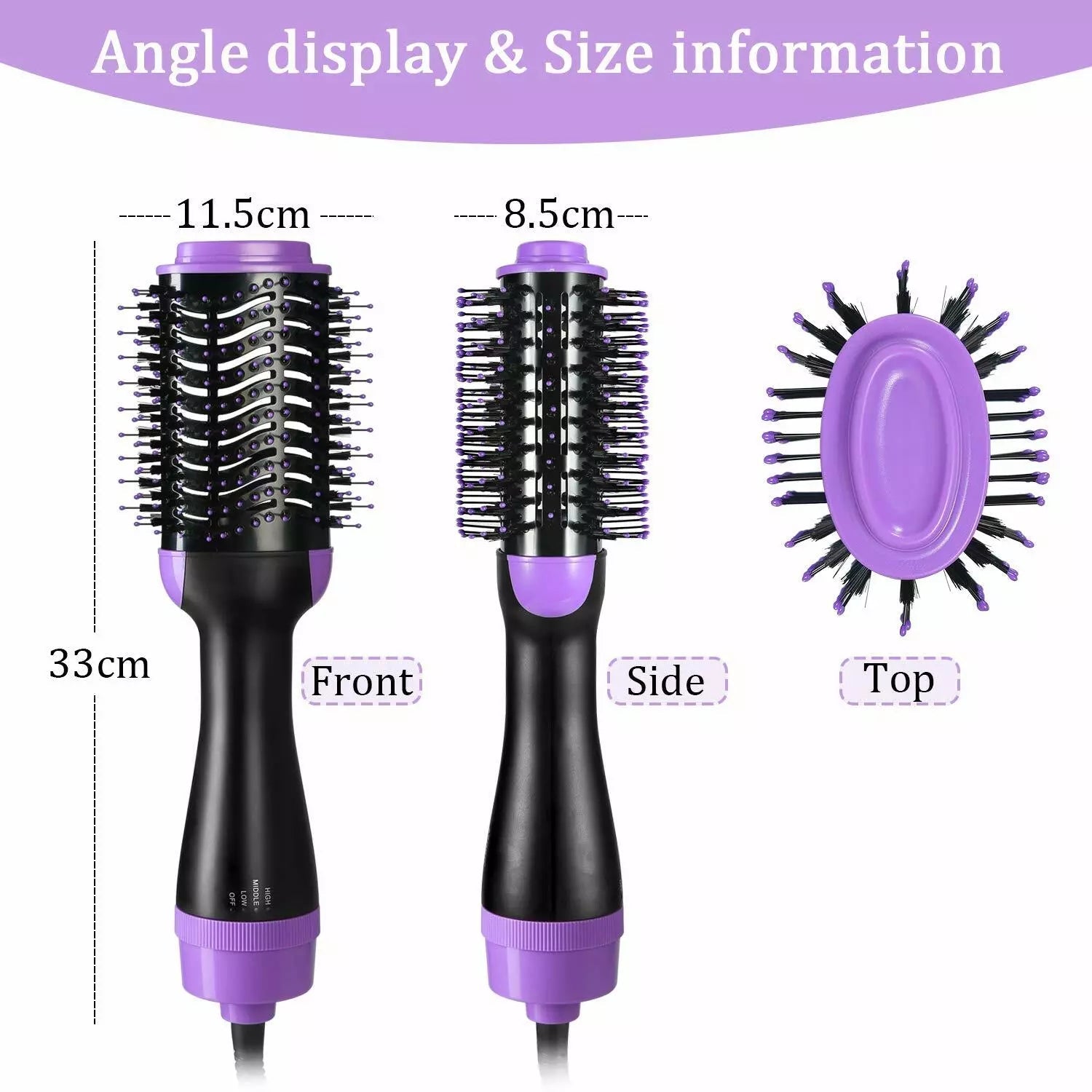 4-in-1 Negative Ion Hot Hair Dryer Brush, ASOGO One Step Hair Dryer & Volumizer Outlet Buy