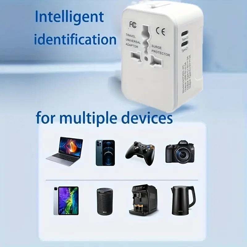 International Portable Worldwide All-in-One Plug Travel Adapter Converter for USA EU UK AUS Clearance Outlet