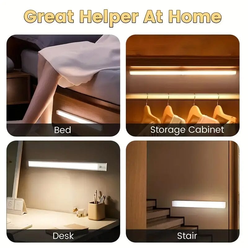 2-Pack: Wireless Motion Sensor 12 LED Light Strip Outlet Purchase