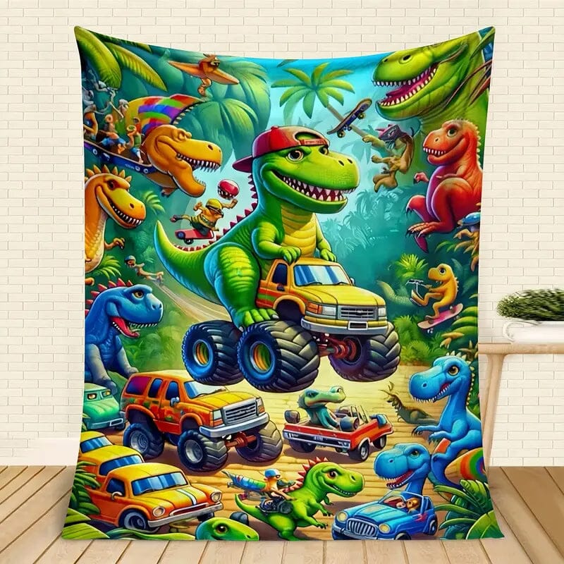 HD Digital Print Flannel Throw Blanket Footlocker Pictures Cheap Online