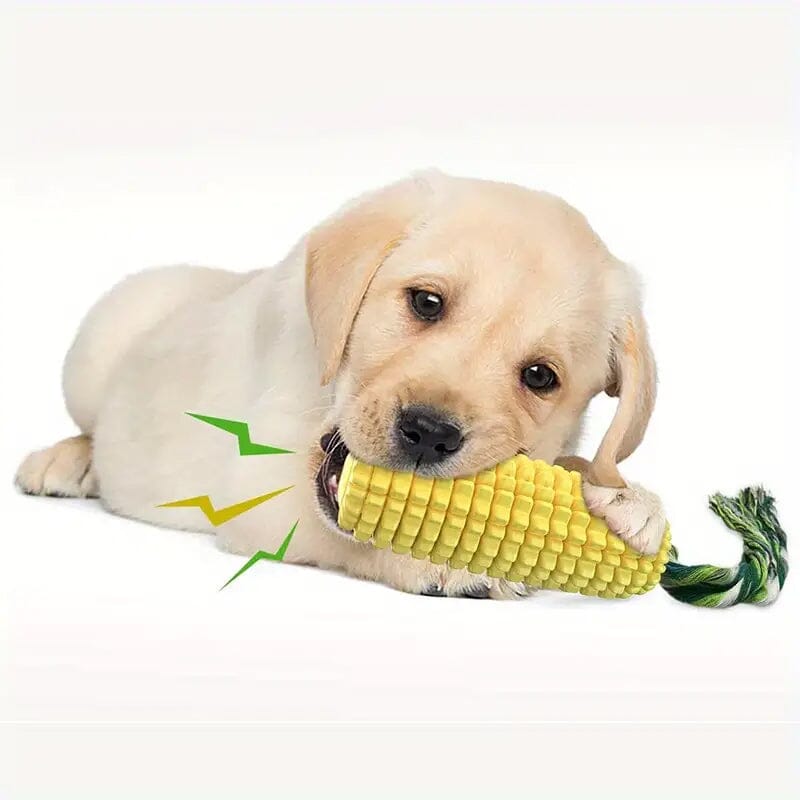 Puppy Dog Teeth Chew Squeaky Interactive Corn Toy Discount Brand New Unisex