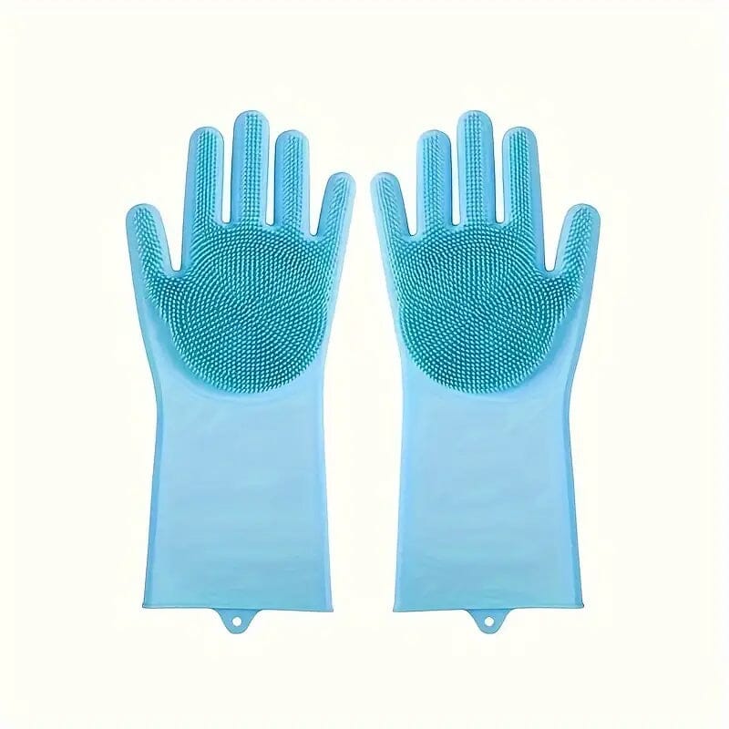 2-Pieces: 2-in-1 Pet Dog Bath Gloves with Silicone Brush Cheapest Pice For Sale