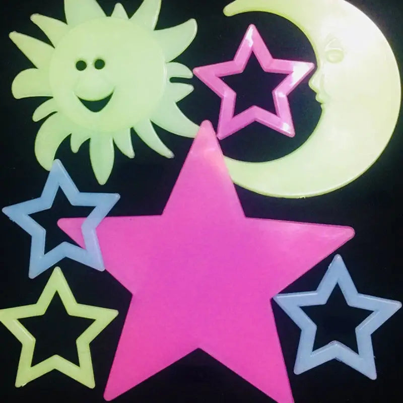 175-Pieces: Reusable Glow-in-the-Dark Star Wall Stickers with Shimmery Finish Outlet Reliable