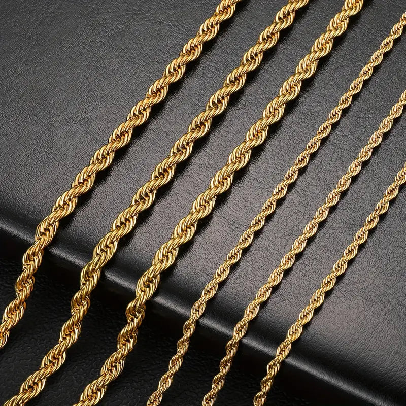 10K Solid Gold Rope Chain Visit New