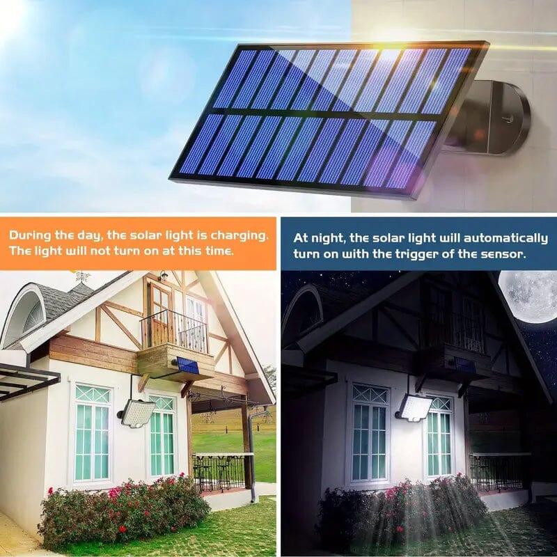 2-Pieces: 106 LED Solar Security Outdooor Lights Release Dates Authentic