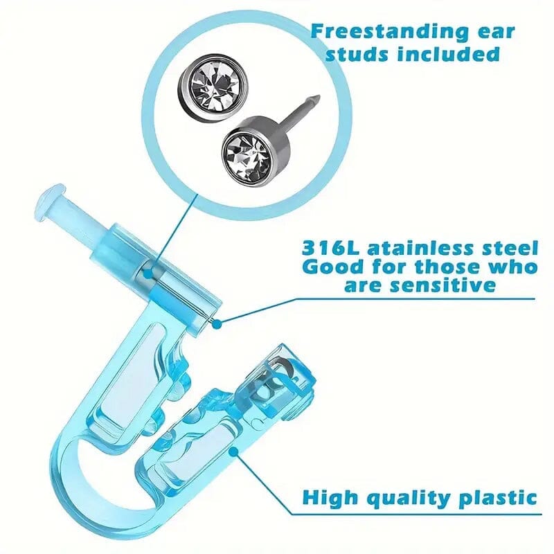 Disposable Safety Crystal Earring Piercer Machine with Stud Hot Sale Cheap Pice