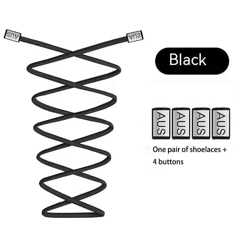 Elastic Shoelaces - 100CM Long, Easy, Durable and Comfortable Choice Cheap Pice