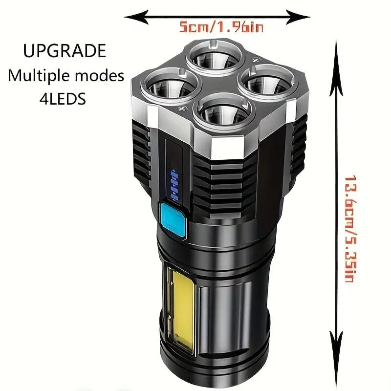 Ultra-Bright USB Rechargeable LED Flashlight Cheap Sale Sale