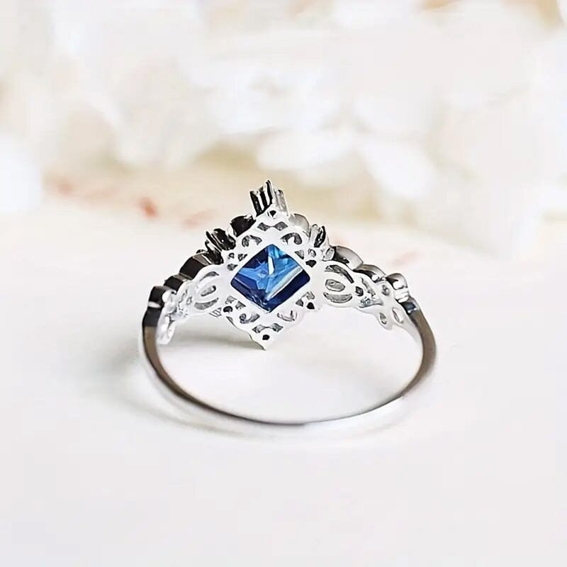 Blue Bead Decor Ring Buy Cheap Footlocker Pictures