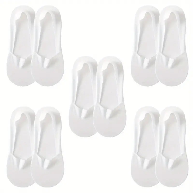 5-Pairs: Low Cut No Show Socks for Women - Invisible, Non Slip, Breathable, Moisture Wicking Cheap Supply