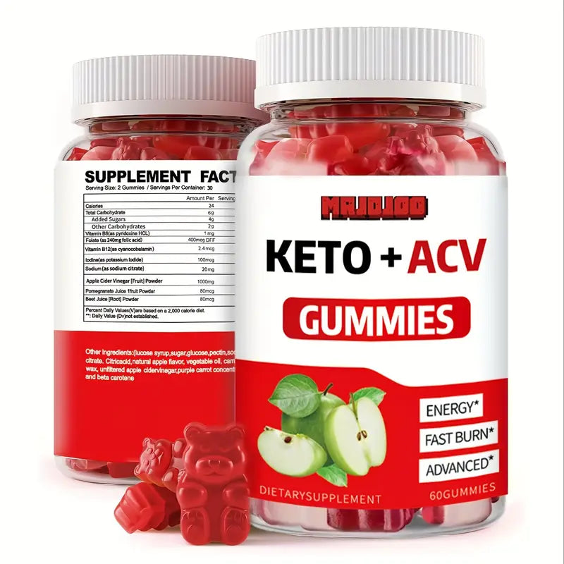 KETO +ACV Gummies Apple Cider Vinegar & B12 Authentic Online