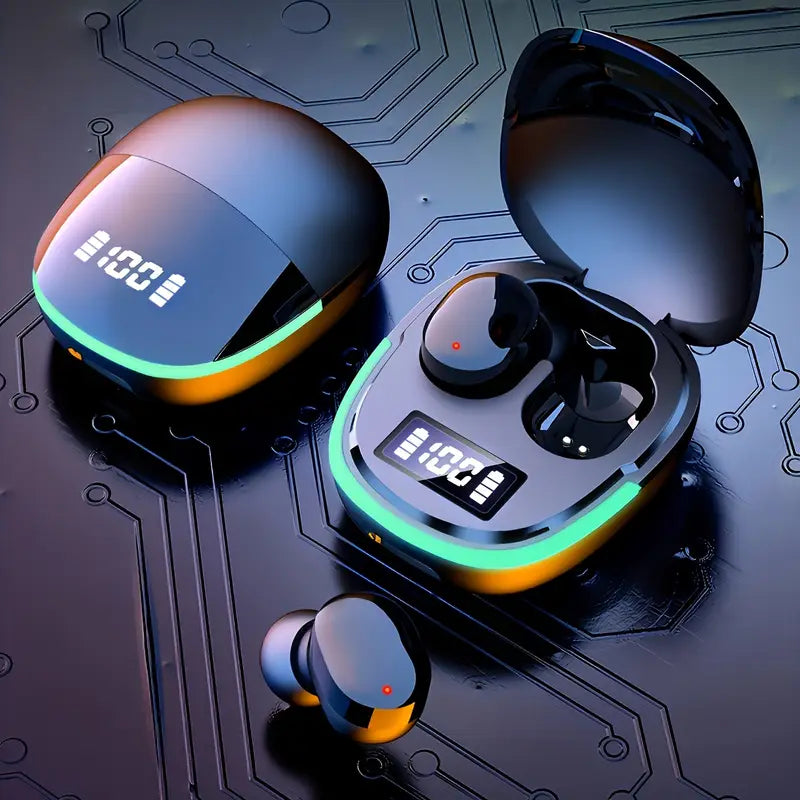 TWS V5.3 True Wireless Earbuds with RGB Charging Case Cheap Original