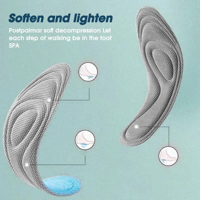 Pair of 5D Memory Foam Breathable Insoles Sale Enjoy