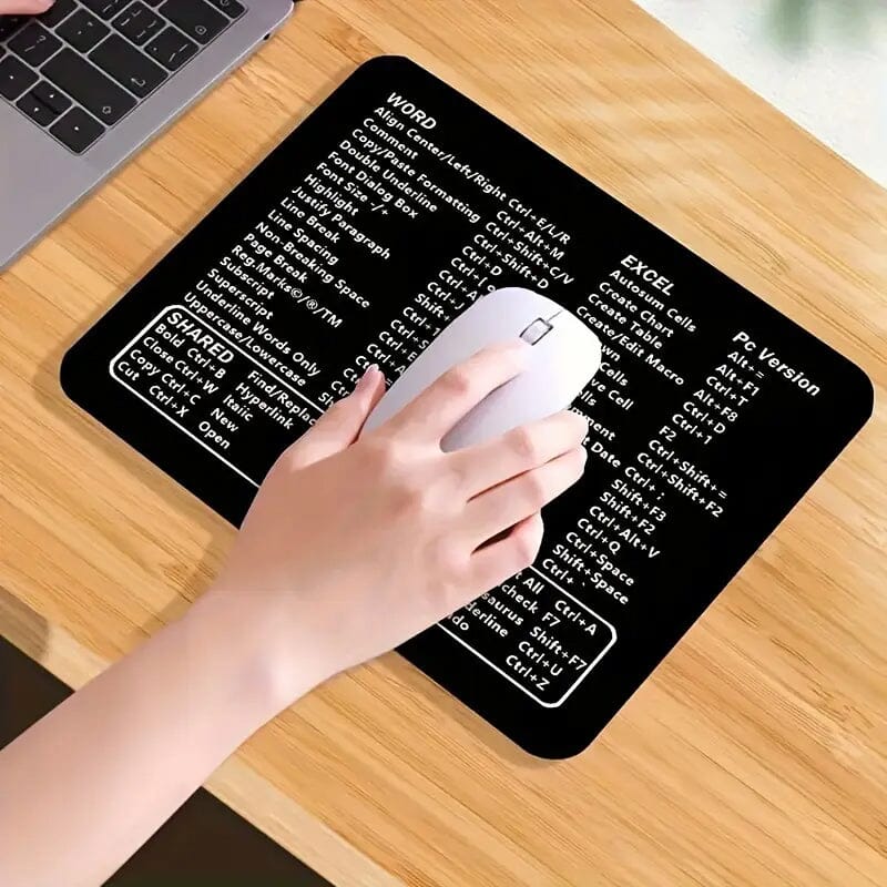 Keyboard Shortcuts Mouse Pad for Microsoft Word and Excel (PC Windows) Outlet Pay With Paypal