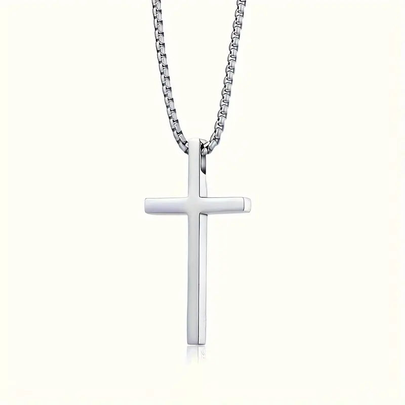 Men's Fashion Stainless Steel Cross Pendant Necklace Buy Online