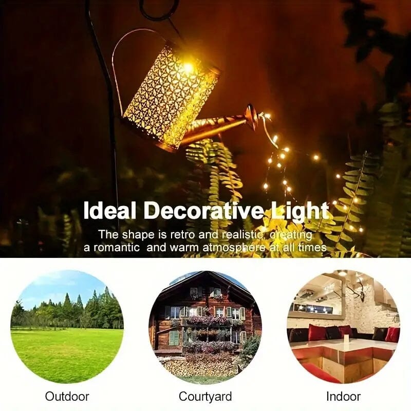 Solar LED Watering Can String Lights Clearance Buy