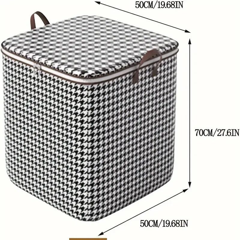 Extra Large 47.55 Gallon Plaid Thickened Storage Box For Sale Online