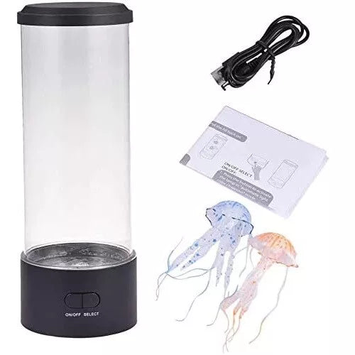 7 Jellyfish Lava Lamp Aquarium - Vibrant LED Lighting with 7 Dynamic Color Changing Settings Cheap Sale Collections