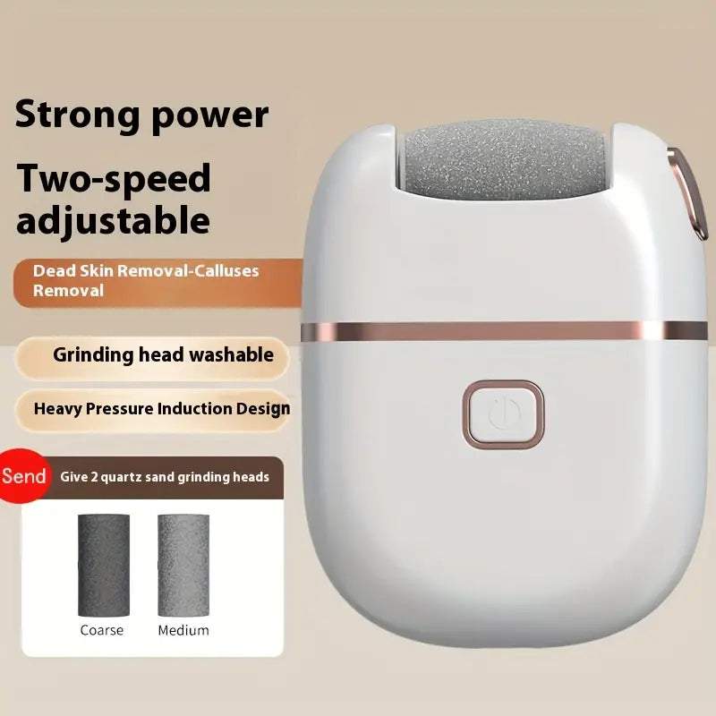 Rechargeable Electric Foot Grinder - Three Replaceable Grinding Heads Online Online Cheap Pice