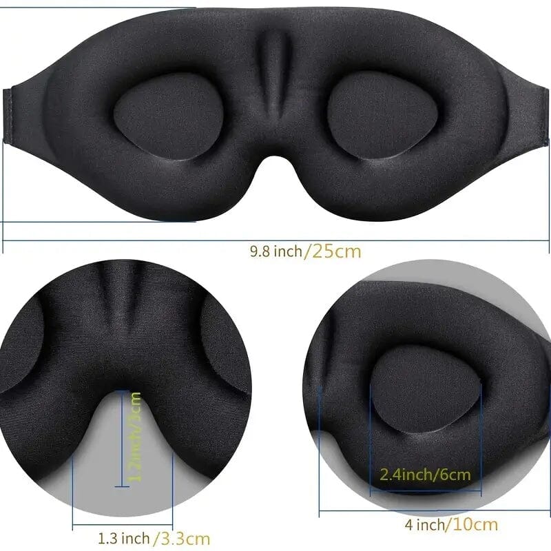 3D Contoured Cup Sleeping Mask and Blindfold Supply Sale Online