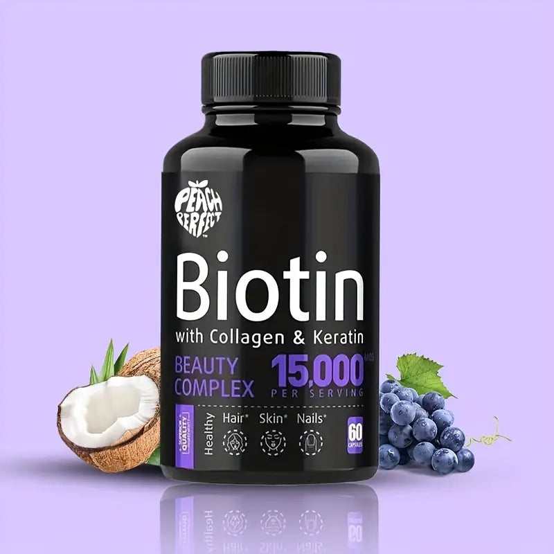 Biotin Capsules Multivitamin Collagen Keratin Supplement Hair Skin And Nail Vitamin Affordable Cheap Pice