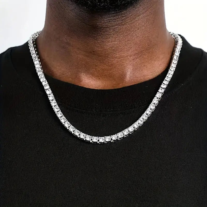 Men's Elegant Diamond Necklace Chain With Mastercard For Sale